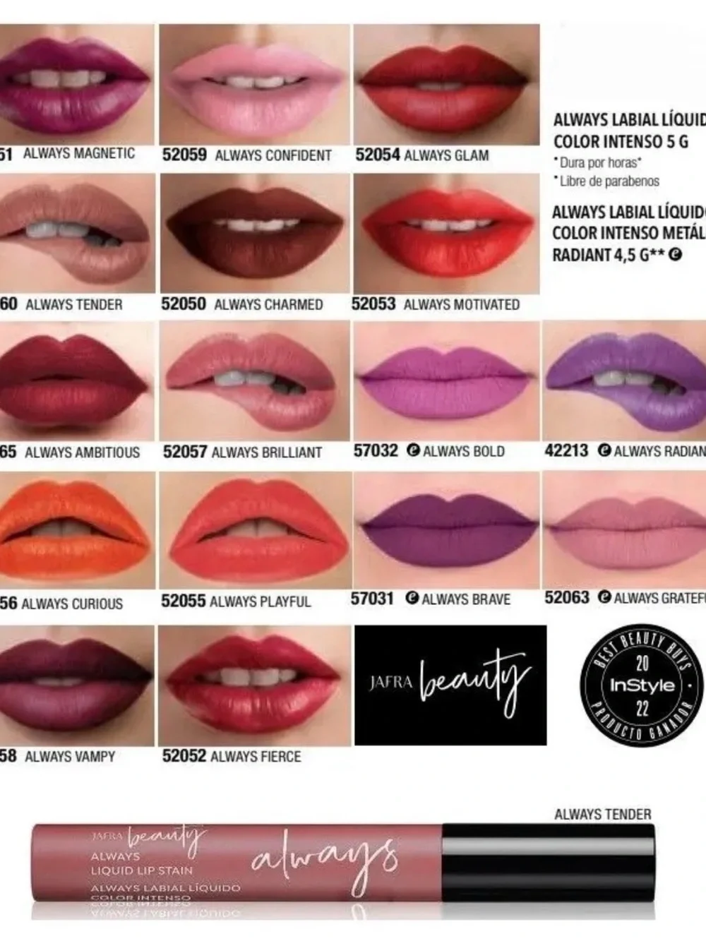 JAFRA Always Liquid Lip Stain Always charmed Lip Color